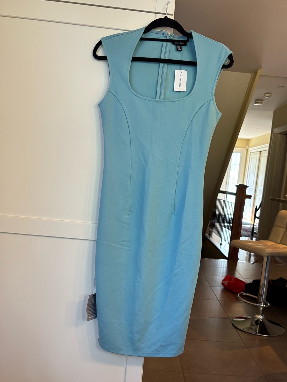 Sleeveless Scoop Neck Bodcon Dress